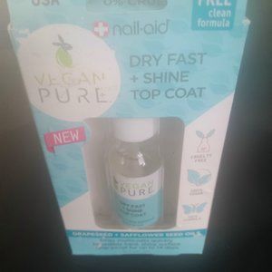 Top coat vegan finger nail polish